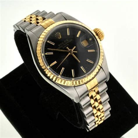 ladies rolex oyster perpetual black face|Rolex Oyster Perpetual black dial.